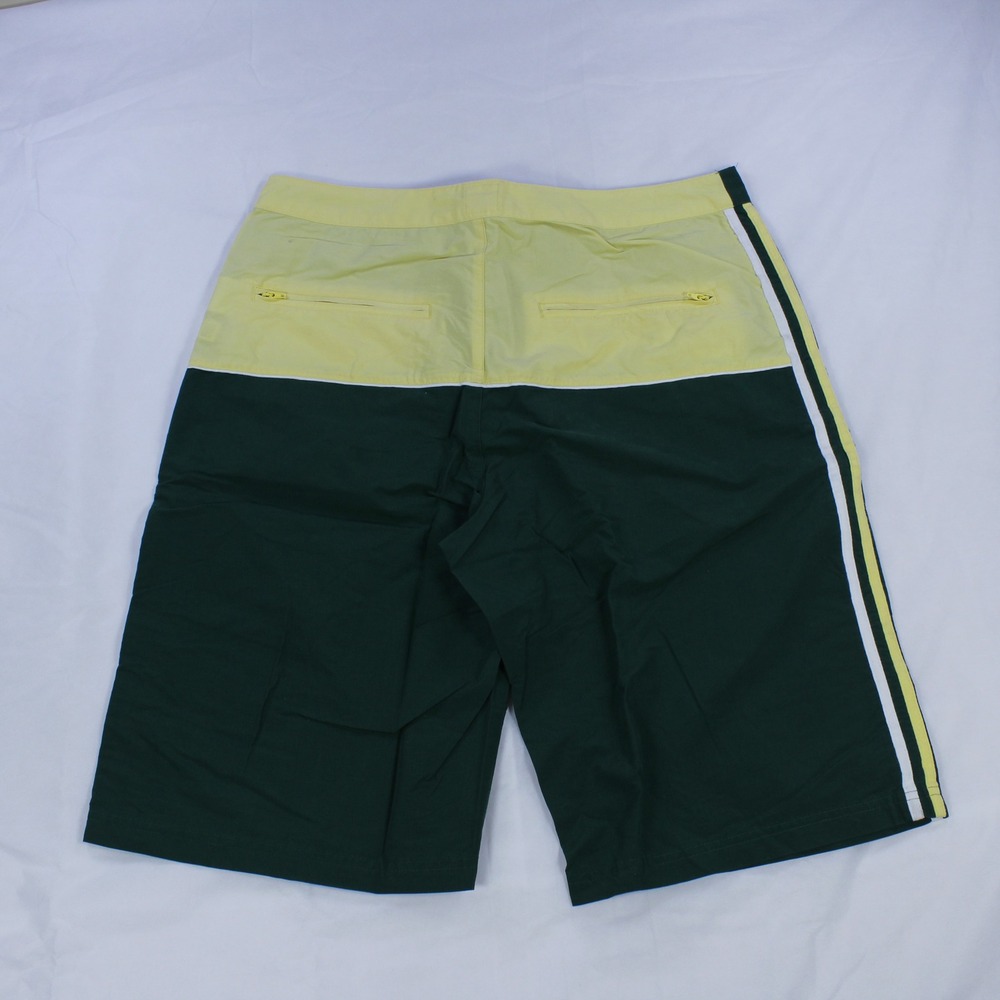 Adidas Originals Men's Athletic Shorts - Bottle Green with 3-Stripes - Size M - Picture 2 of 7